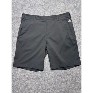 Adidas Mens Black Golf Shorts Size 36 Performance Lightweight Activewear
